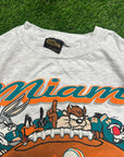 VINTAGE MIAMI DOLPHINS LOONEY TUNES - L