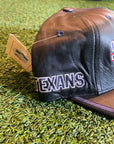 Leather Houstan Texans Hat