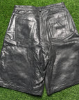 Raspberry hills leather shorts (M)
