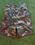 Raspberry Camo Cargos (XL)