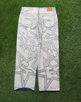 SUPREME STARS BAGGY PANTS (34)