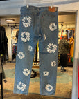 Denim tears rhinestone pants (38x34)