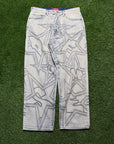 SUPREME STARS BAGGY PANTS (34)