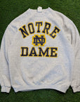 VINTAGE NOTRE DAME CREWNECK - L