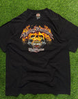 VINTAGE HARLEY DAVIDSON SKULL "J&L" SIOUX FALLS - XL