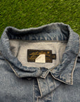 VINTAGE MENS DENIM JACKET - L