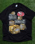 VINTAGE 49ERS 5X SUPERBOWL CHAMPS - L