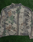 VINTAGE DUXBAK REALTREE CAMO MOCK NECK - M