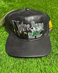 VINTAGE NOTRE DAME LEATHER SNAPBACK NWT