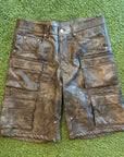 Anto Leather Cargo Shorts (34)
