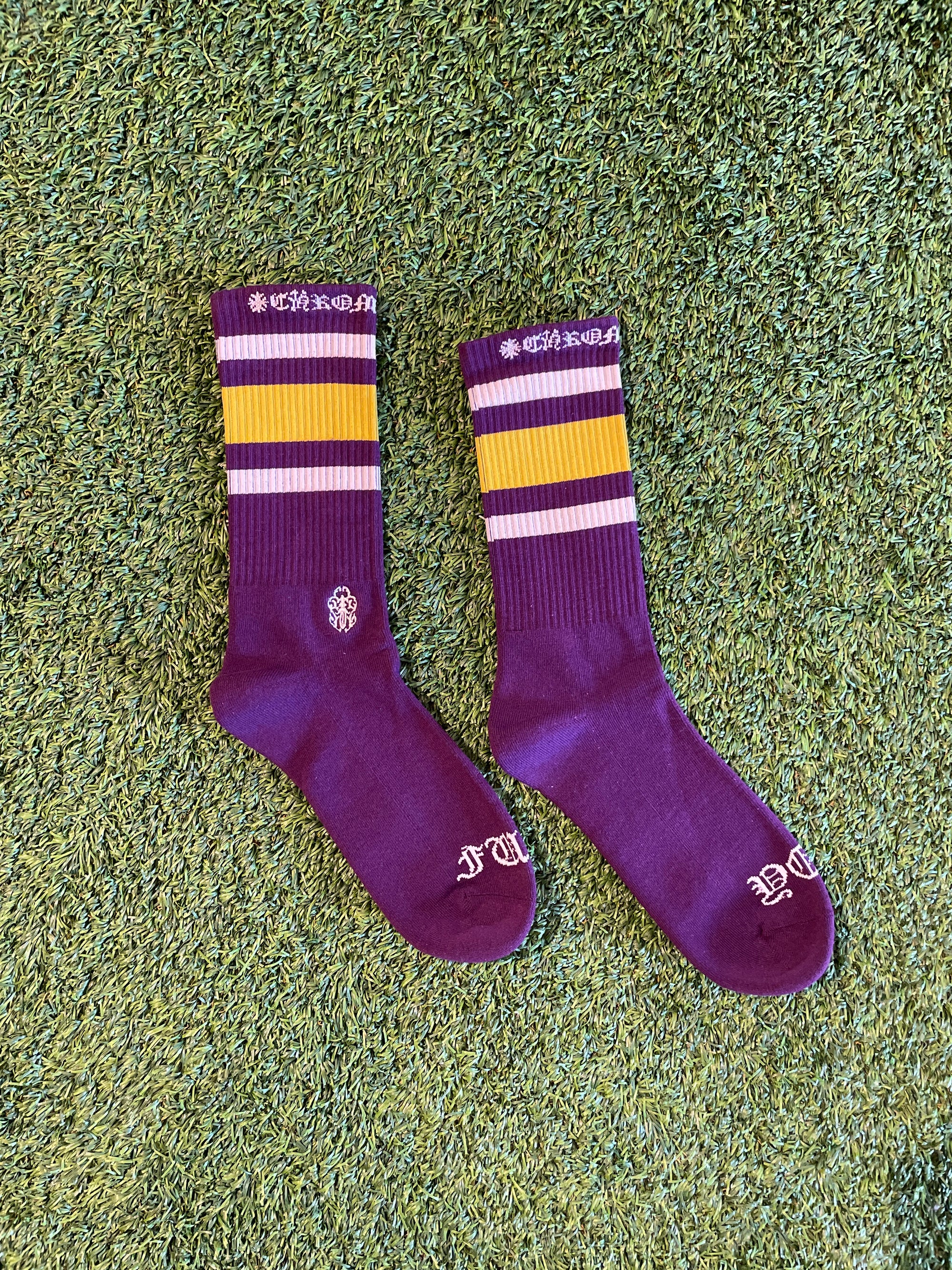 Chrome Hearts Striped Socks