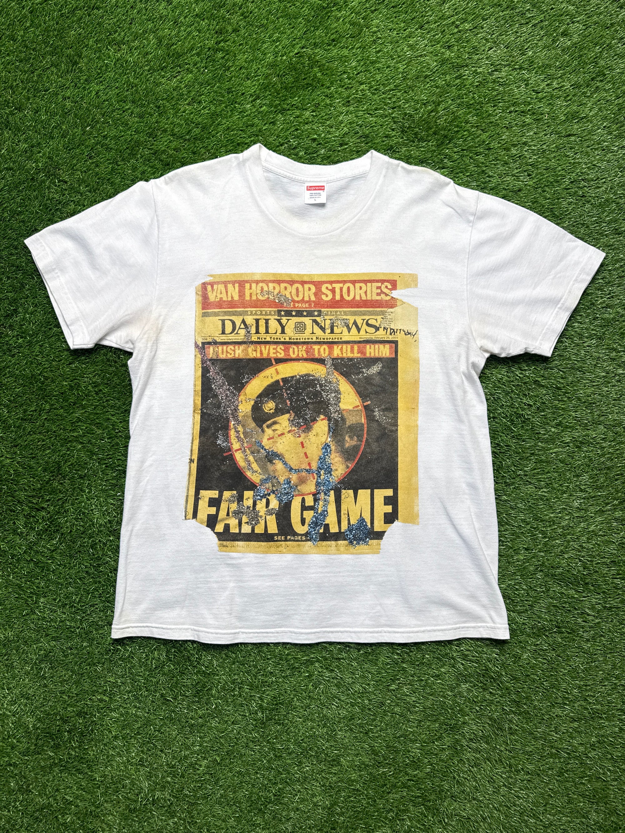 Supreme Dash Snow Tee (L)