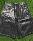 Raspberry hills leather shorts (M)