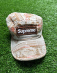 Supreme woven pattern camp cap