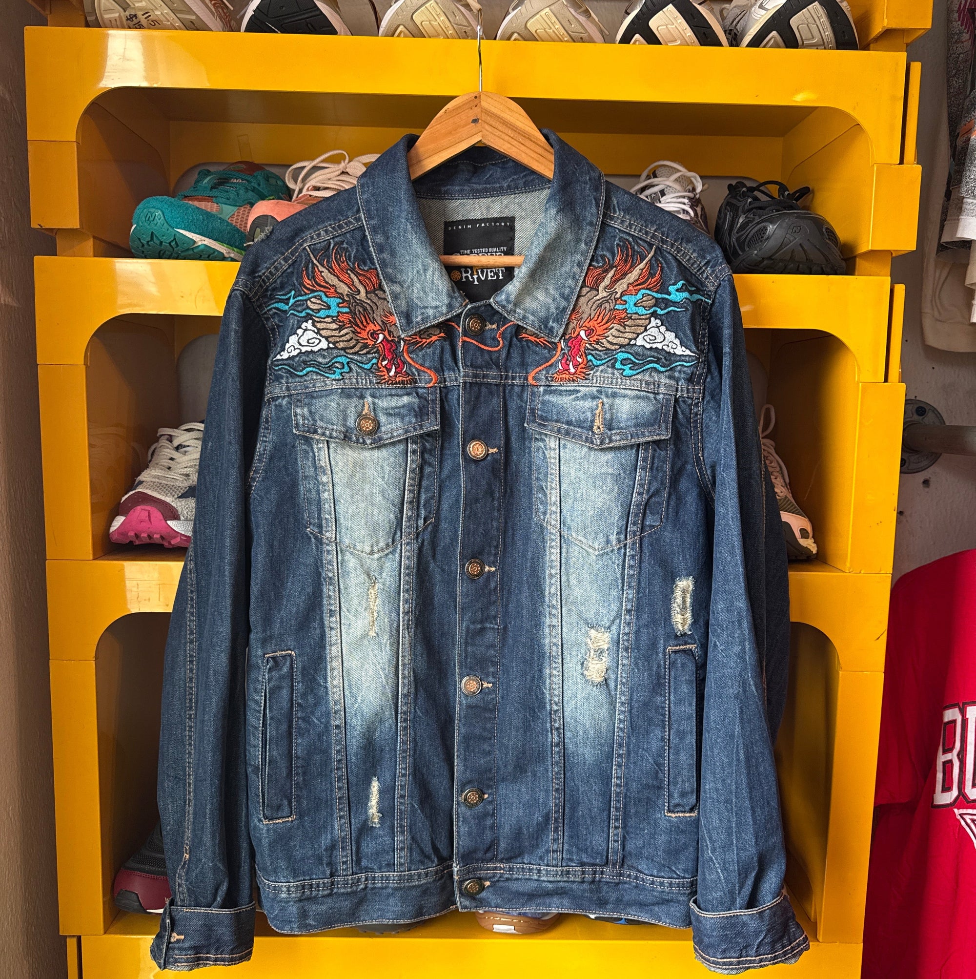 Copper Rivet Trucker Jacket - XL