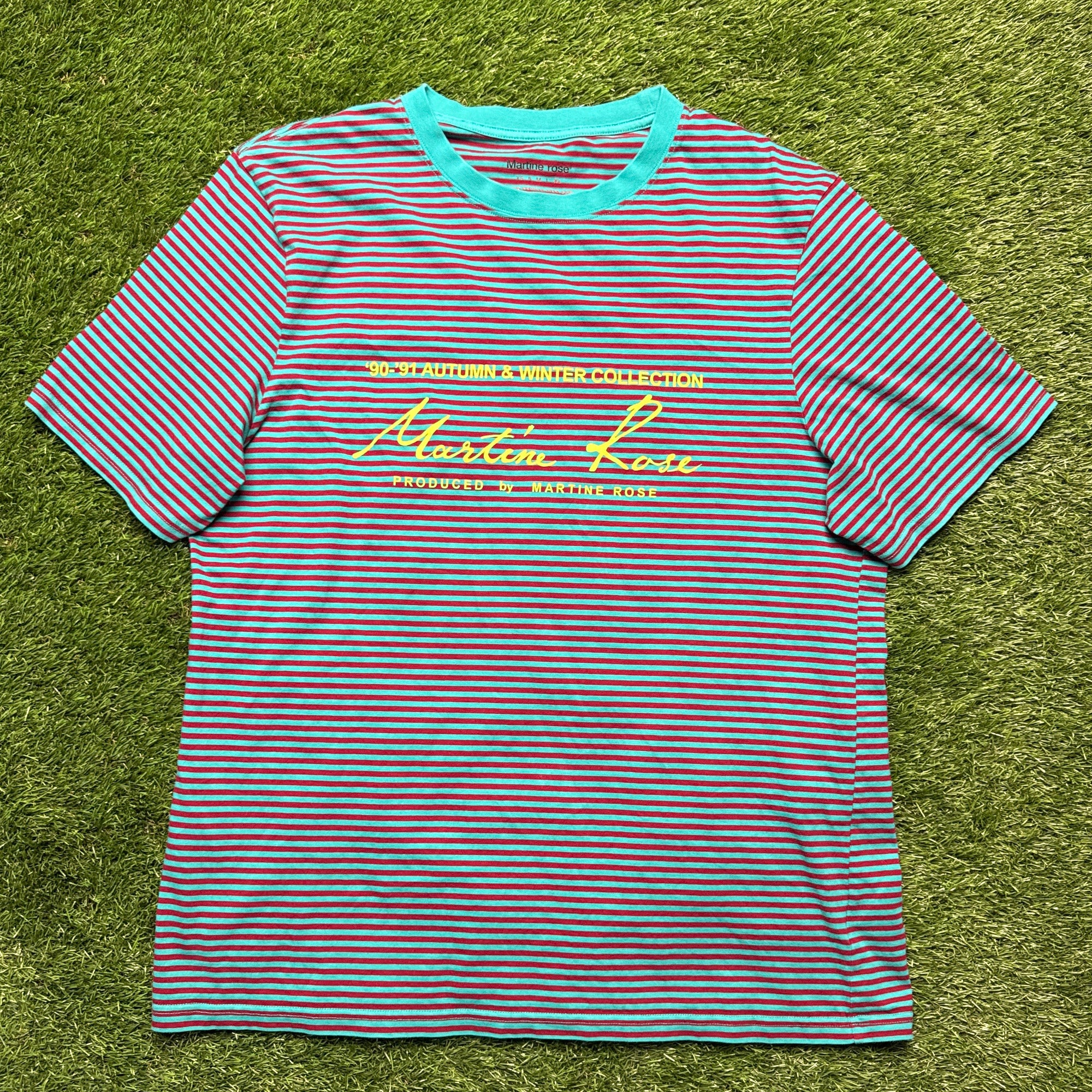 Martine Rose Striped Tee (XL)
