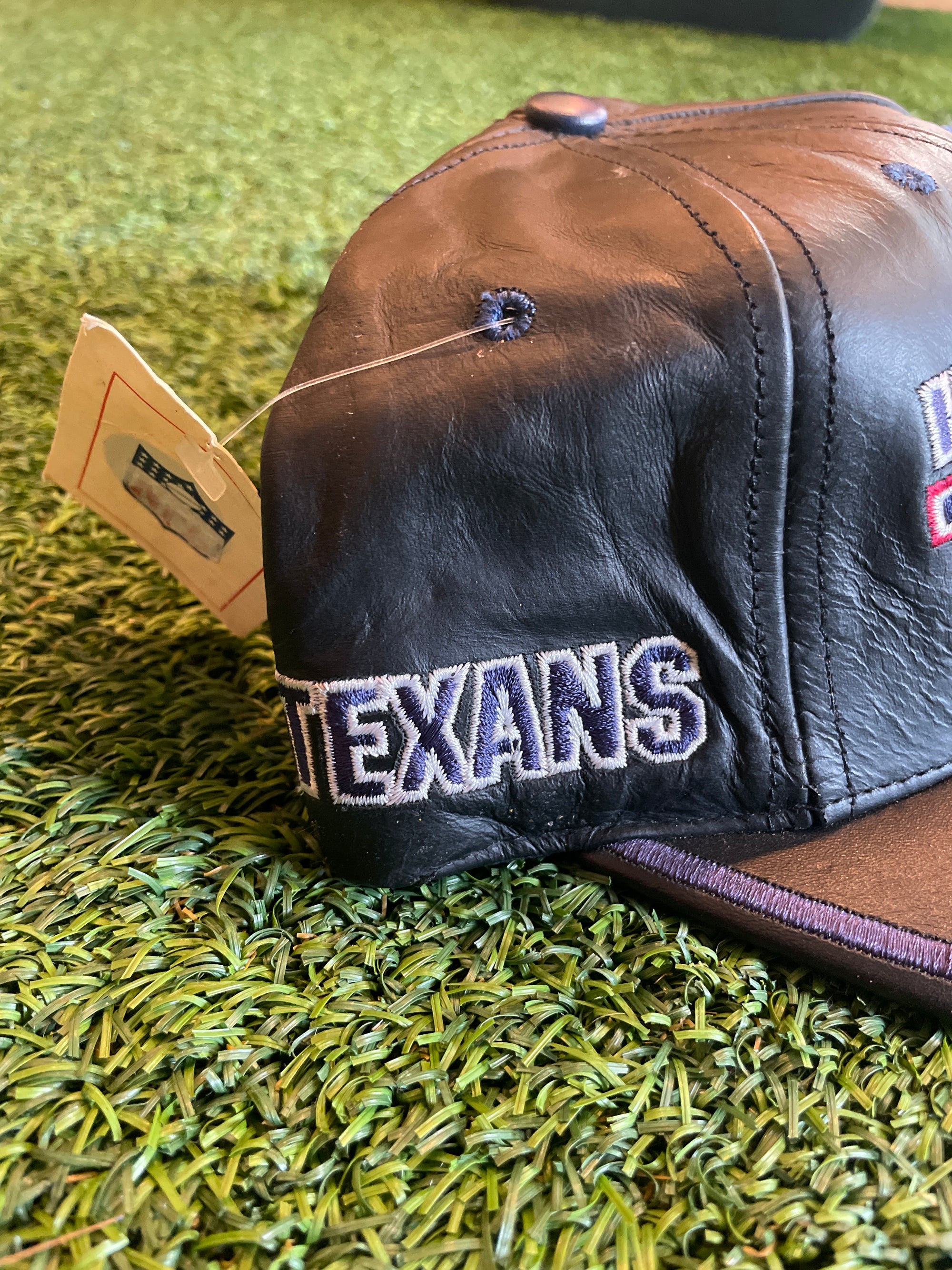 Leather Houstan Texans Hat