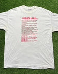 God is like (XL)
