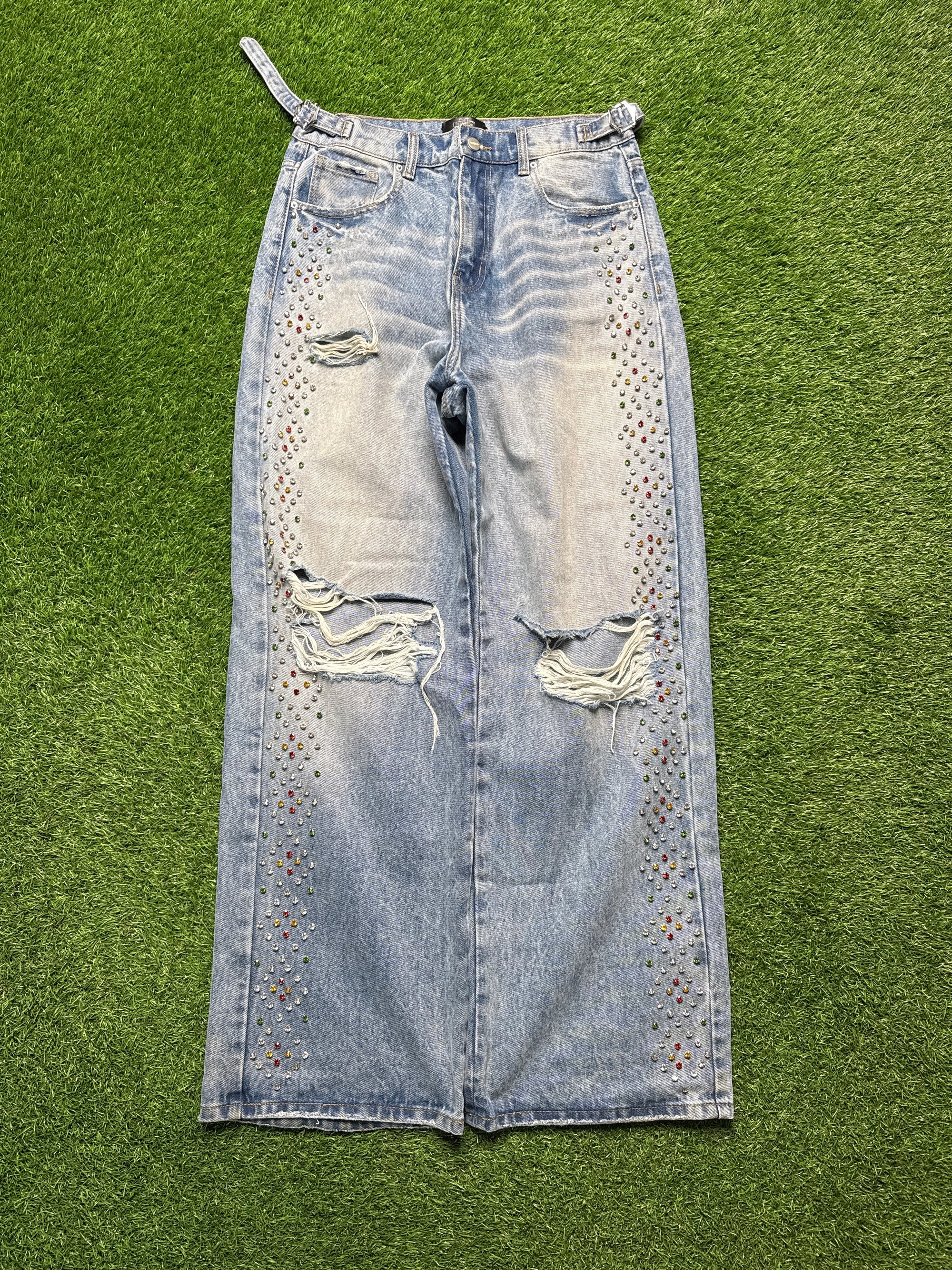 HMDD rhinstone pants (M)