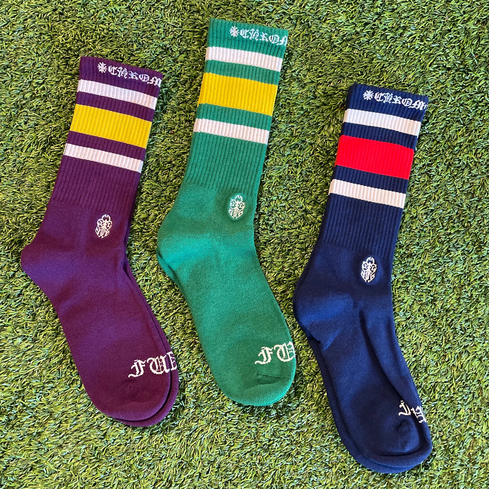 Chrome Hearts Striped Socks
