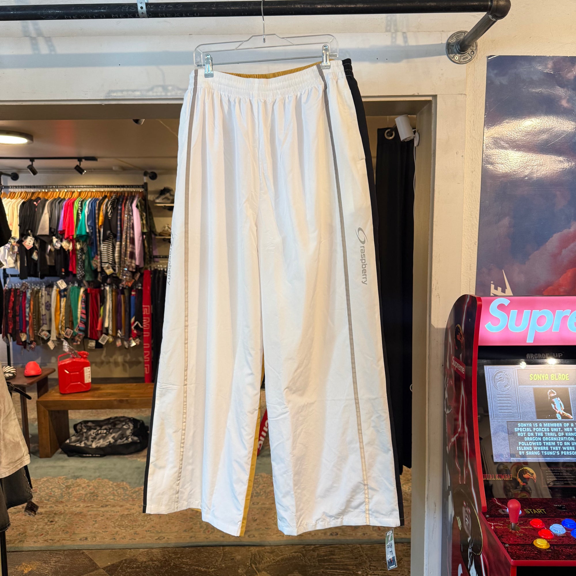 Raspberry Track Pants (XL)