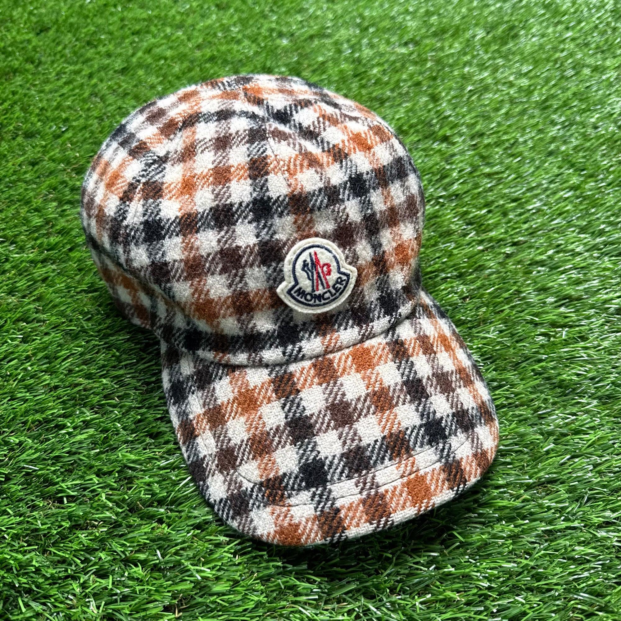 Moncler plaid hat