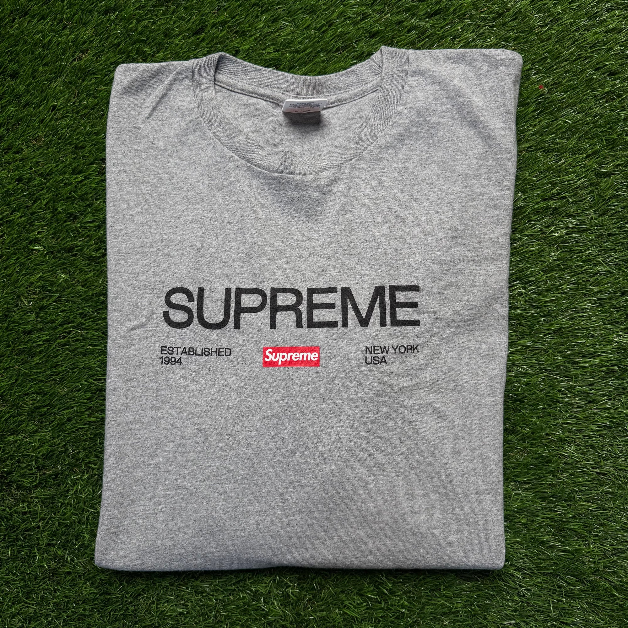 Supreme "Heather Grey" Tee (XL)