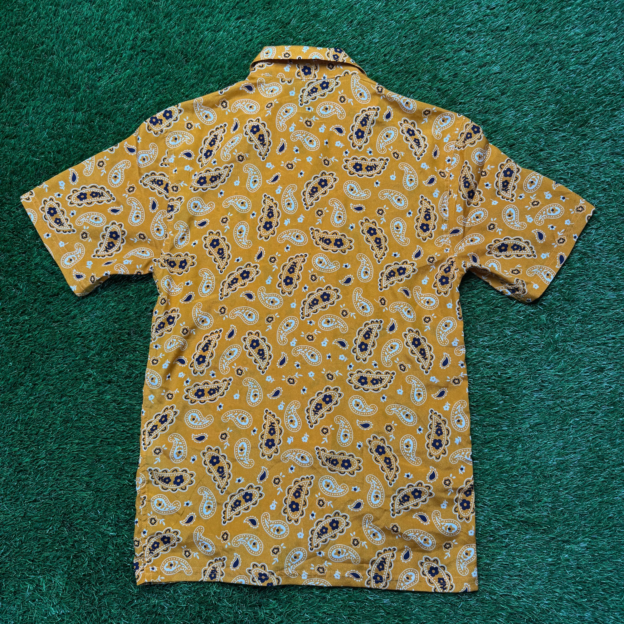 Pleasures Button Down Paisley Shirt (Small)