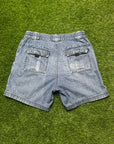 Roundtree & Yorke Jean Cargo Shorts (34)