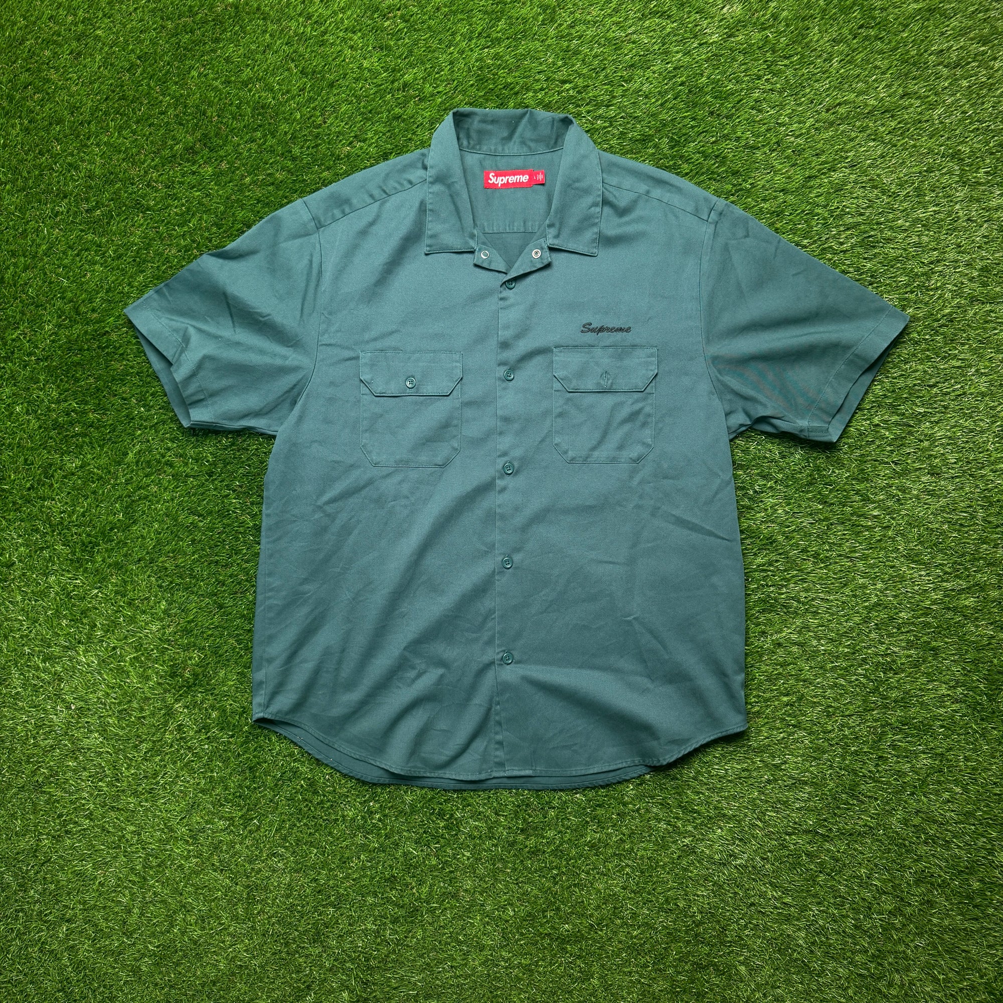 Supreme Bedazzled Work Shirt (L)