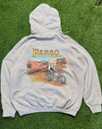 VINTAGE HARLEY DAVIDSON FARGO HOODIE - XL