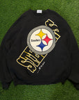 VINTAGE PITTSBURGH STEELERS CREWNECK - XXL