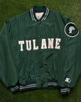 VINTAGE TULANE STARTER JACKET - L