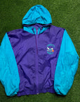 VINTAGE CHARLOTTE HORNETS WINDBREAKER - XL