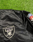 VINTAGE OAKLAND RAIDERS STARTER JACKET - XL