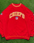 VINTAGE KANSAS CITY CHIEFS STARTER CREWNECK - XL