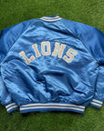 VINTAGE DETROIT LIONS CHALK LINE JACKET - XXL