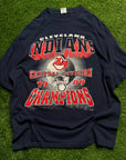 VINTAGE CLEVELAND INDIANS 1999 CHAMPS - XL
