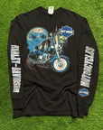 VINTAGE HARLEY DAVIDSON ST CLOUD, MN LONG SLEEVE - M