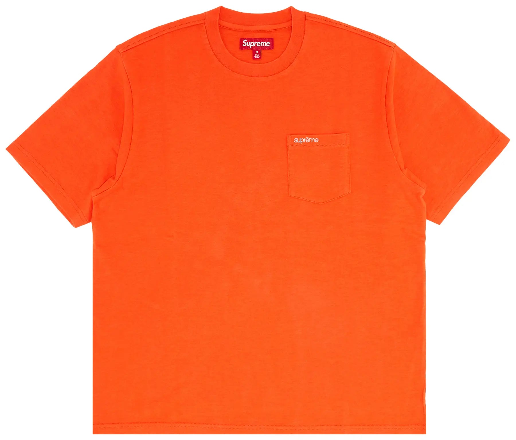 Supreme Orange Pocket Tee (XL)