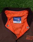 VINTAGE CLEVELAND BROWNS STARTER JACKET - XL