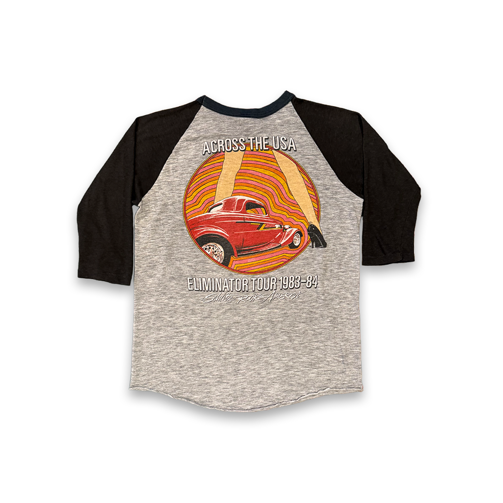 ZZ Top Eliminator Tour '83-'84 Raglan Shirt